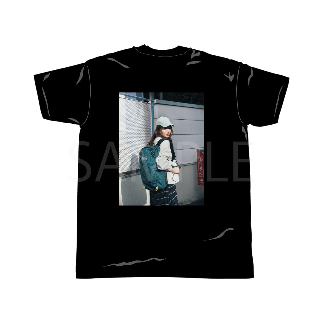 フォトTシャツ (ブラック)